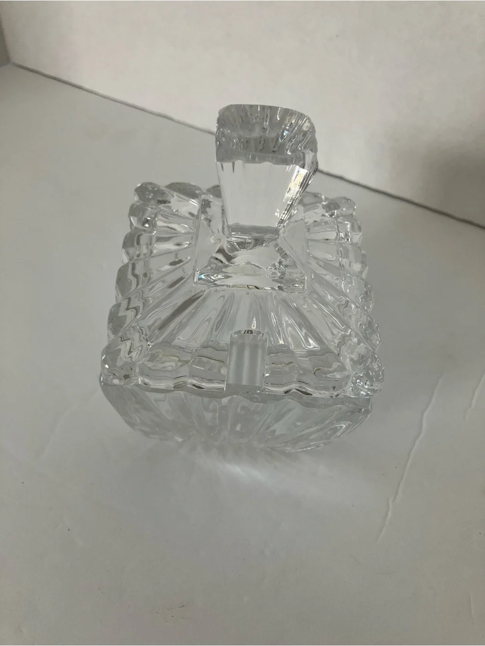 Fifth Avenue Crystal Alexandria Sq Candy Dish
